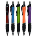 Union Printed "The Venture" Clicker Pen w/ Black Rubber Grip